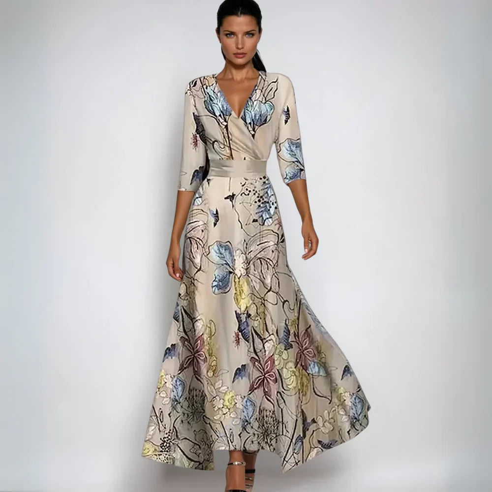 Emily - Vestido de flores de lujo