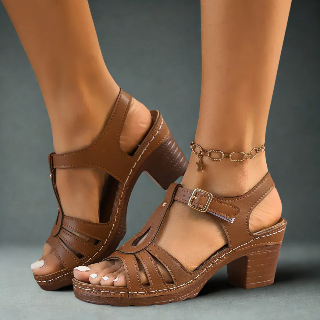 Lina™ | Tacones Slingbacks con Hebilla Delgada