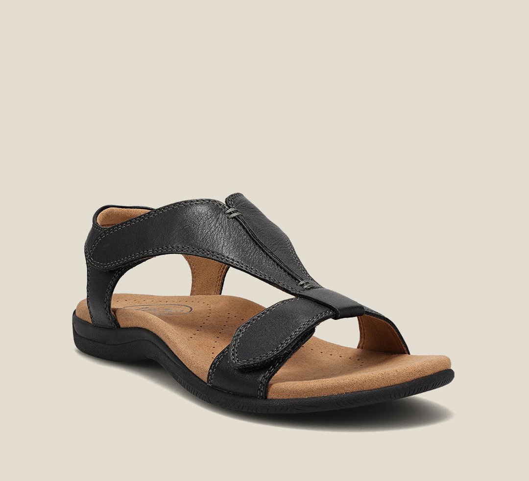 Tess - Sandalias Ortopédicas de Cuero Casual