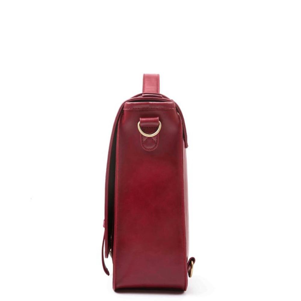 Bolso Retro Twist en azul-rosa, cómodo y atemporal para cualquier ocasión