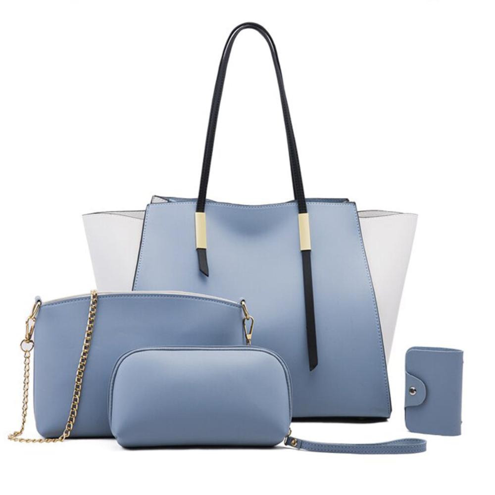 Set de 4 elegantes y lujosas bolsas de compras de material de alta calidad