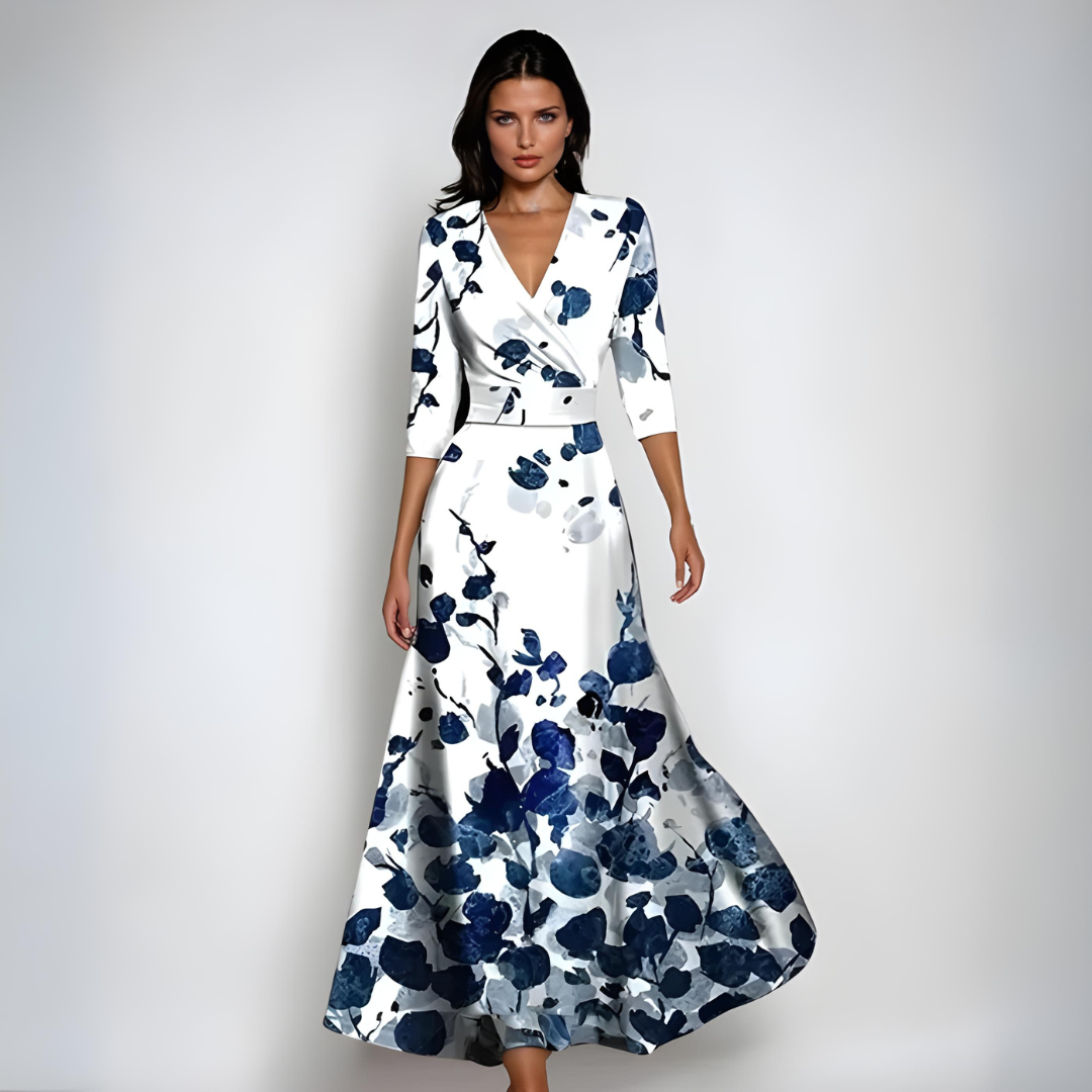Emily - Vestido de flores de lujo