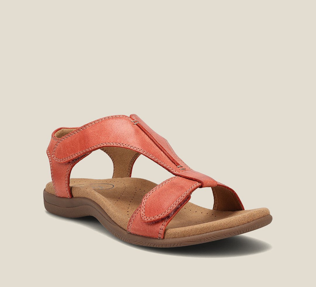 Tess - Sandalias Ortopédicas de Cuero Casual