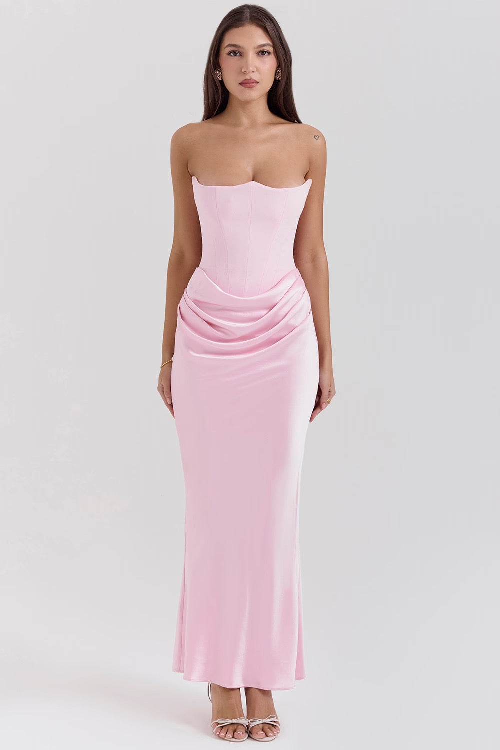 Lina - Vestido Maxi Elegante con Corsé