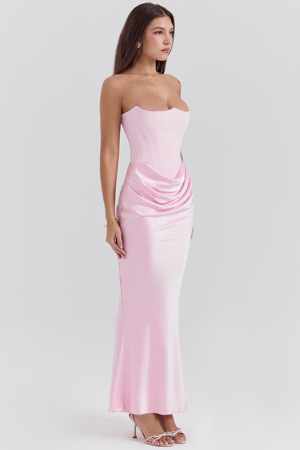 Lina - Vestido Maxi Elegante con Corsé