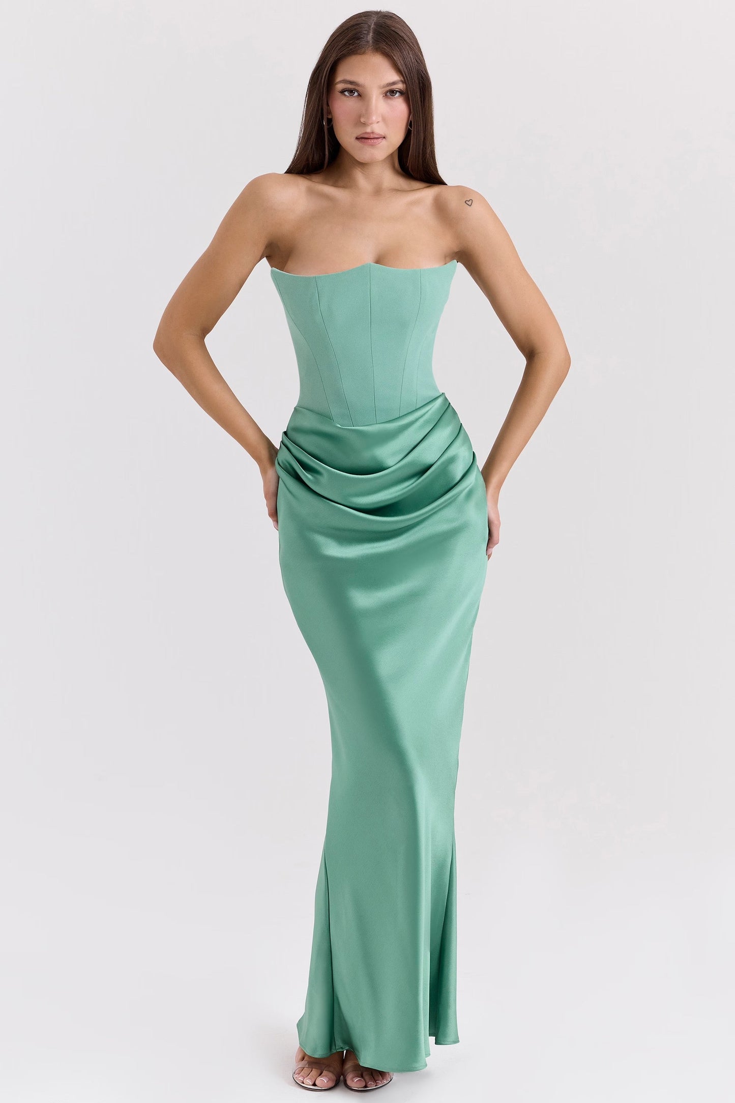 Lina - Vestido Maxi Elegante con Corsé