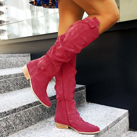 Cassidy | Botas largas de ante elegantes