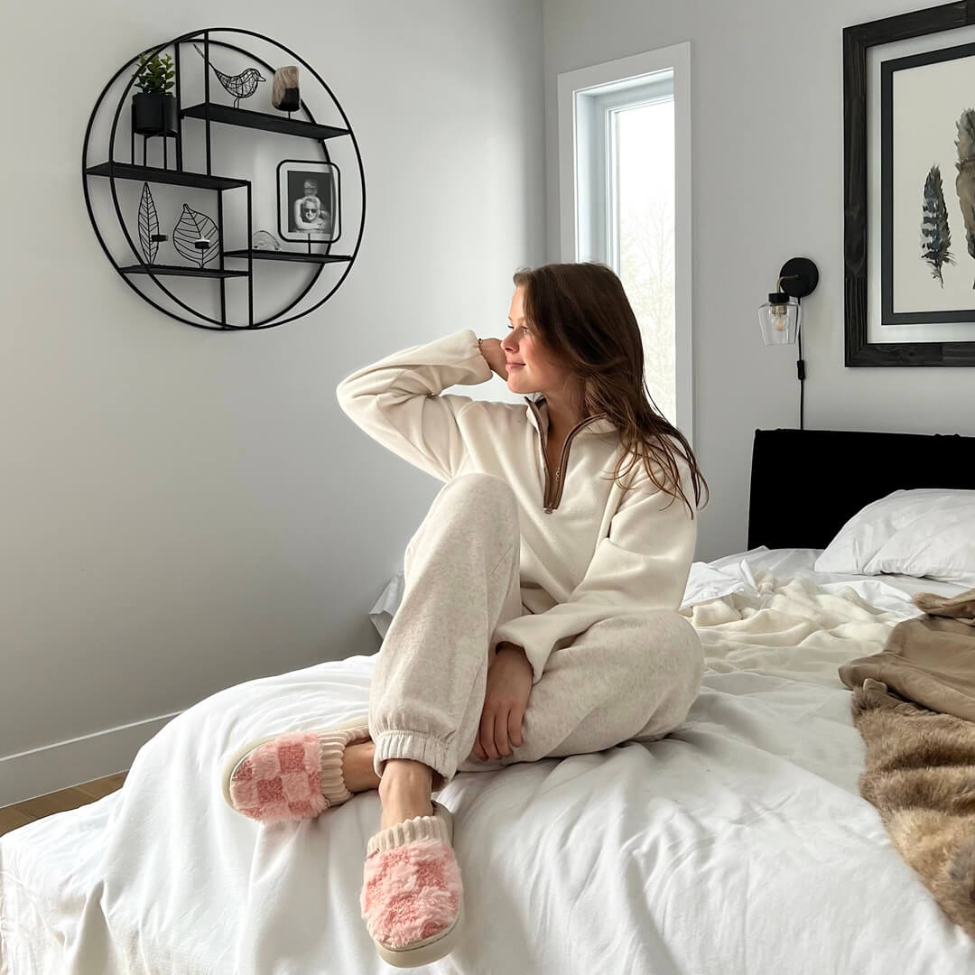 Pantuflas Nina Luxe Fluffy - Cómodas Slip-ons Antideslizantes para el Día a Día