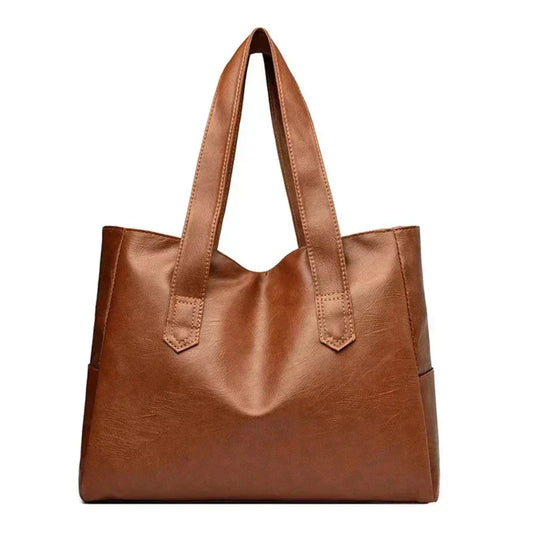 Elegante bolso de mano de cuero de lujo, cómodo y atemporal para cualquier ocasión