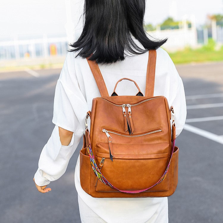 Mochila urbana elegante de material sostenible, cómoda para el uso diario