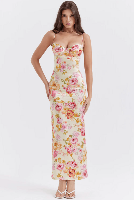 Amelia | Vestido de Flores Encantador