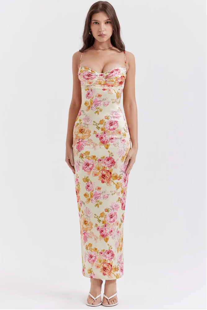 Amelia | Vestido de Flores Encantador