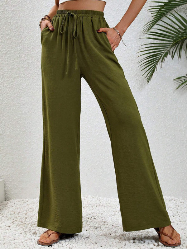 Marloes | Pantalón ancho cómodo con cintura elástica