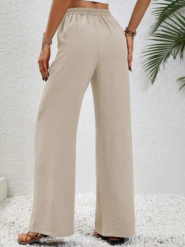 Marloes | Pantalón ancho cómodo con cintura elástica