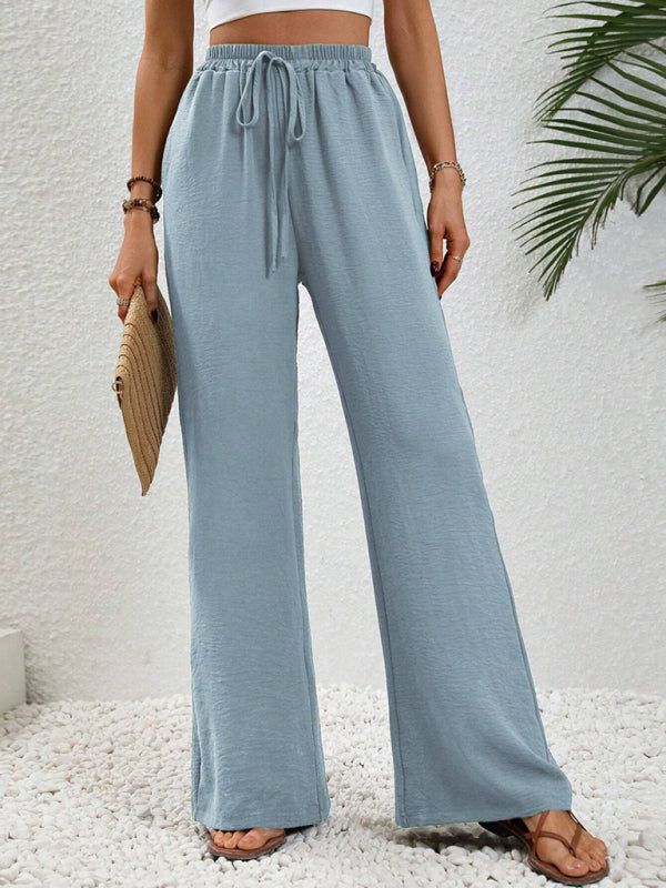 Marloes | Pantalón ancho cómodo con cintura elástica