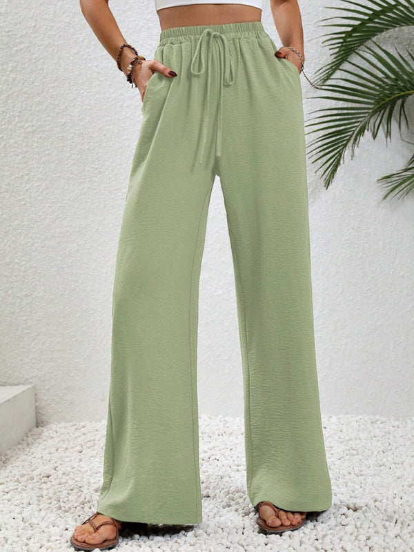 Marloes | Pantalón ancho cómodo con cintura elástica