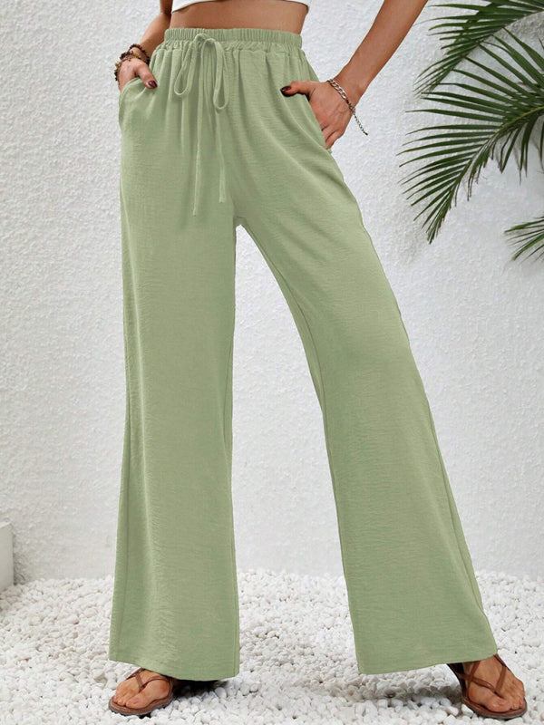 Marloes | Pantalón ancho cómodo con cintura elástica