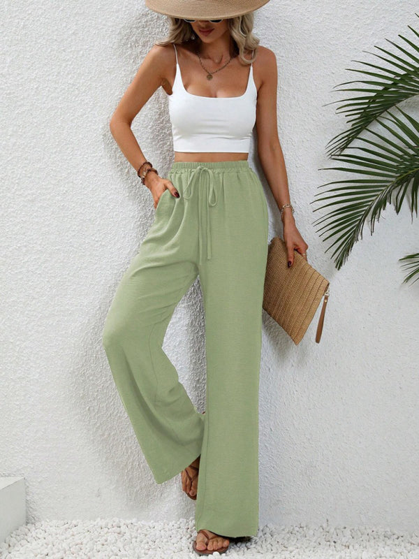 Marloes | Pantalón ancho cómodo con cintura elástica