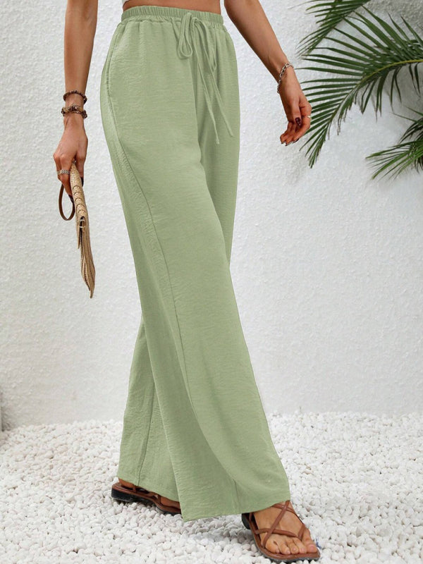 Marloes | Pantalón ancho cómodo con cintura elástica