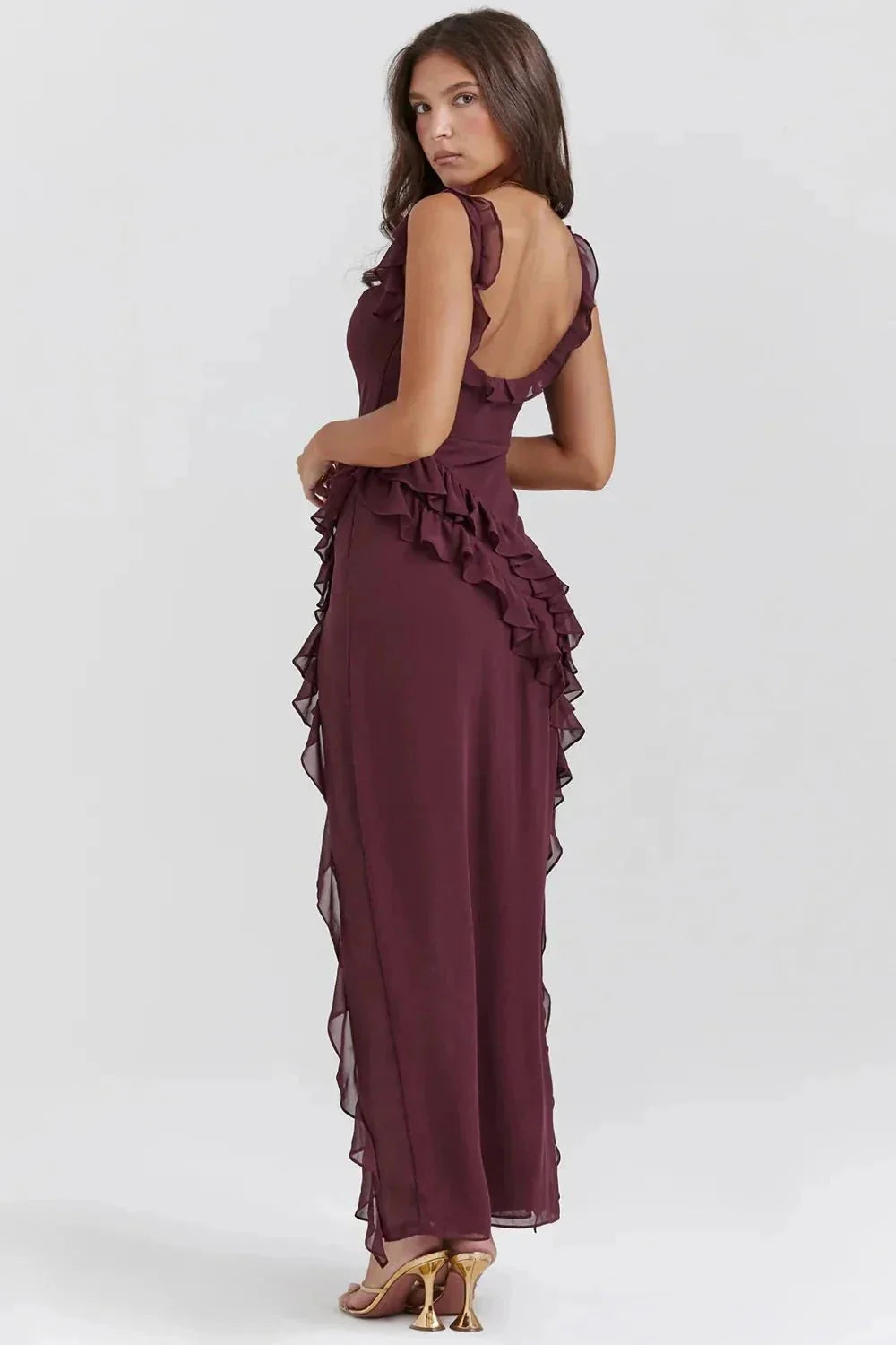 Lara™ | Elegante vestido maxi con abertura