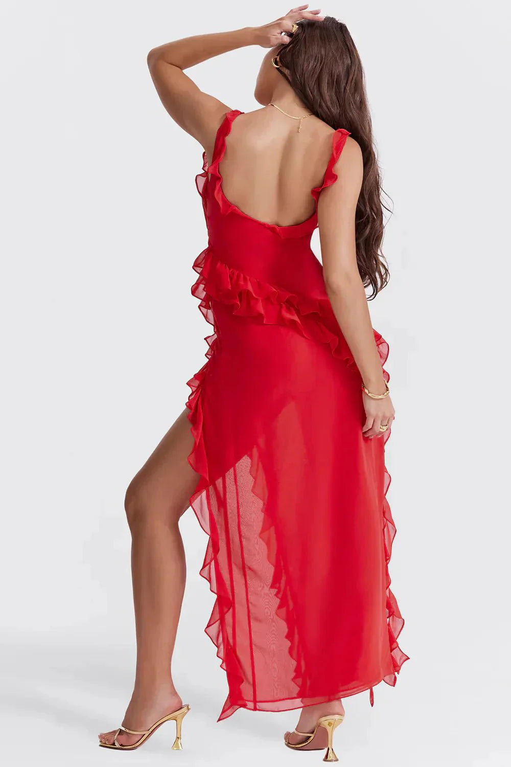 Lara™ | Elegante vestido maxi con abertura