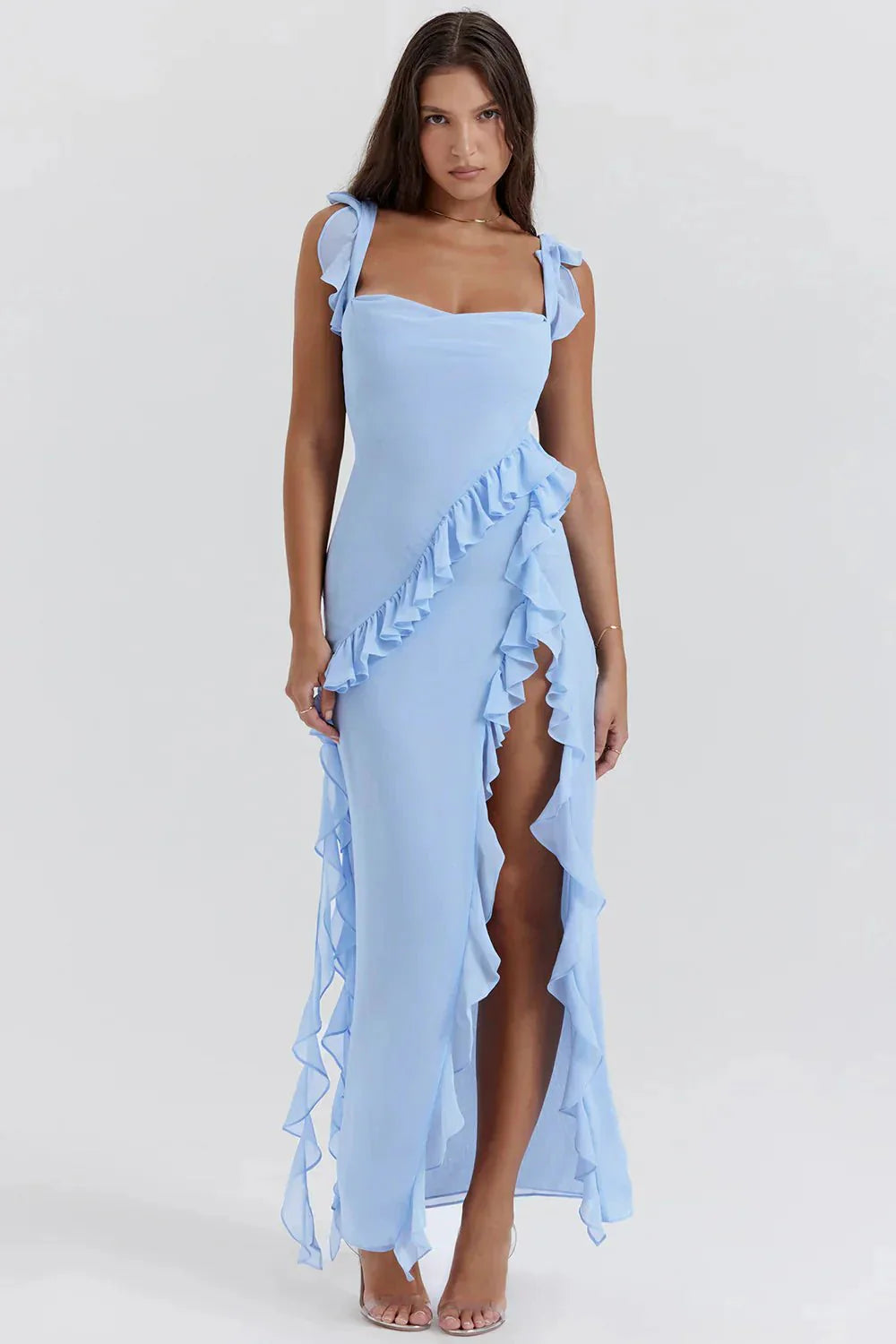 Lara™ | Elegante vestido maxi con abertura
