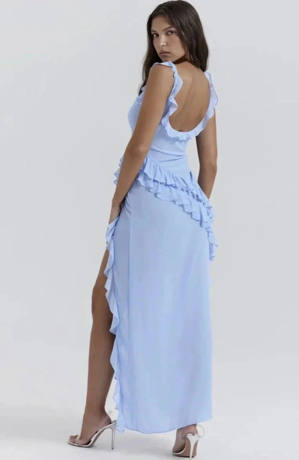 Lara™ | Elegante vestido maxi con abertura