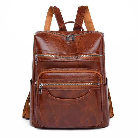 Elegante mochila de herencia de material de alta calidad, cómoda y atemporal