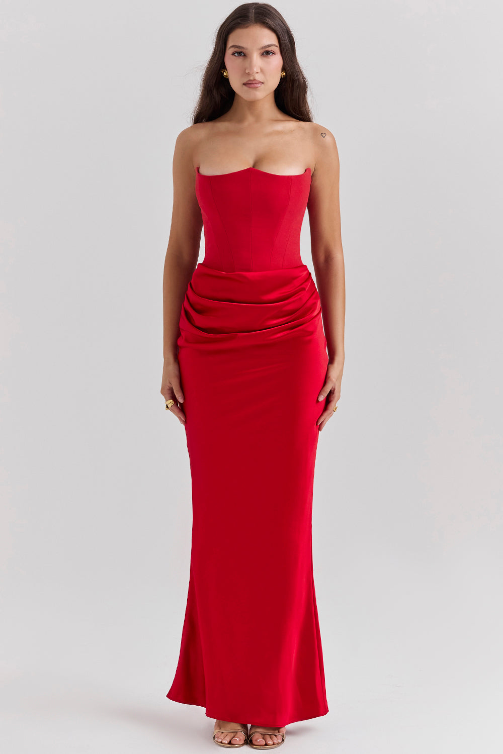 Lina - Vestido Maxi Elegante con Corsé