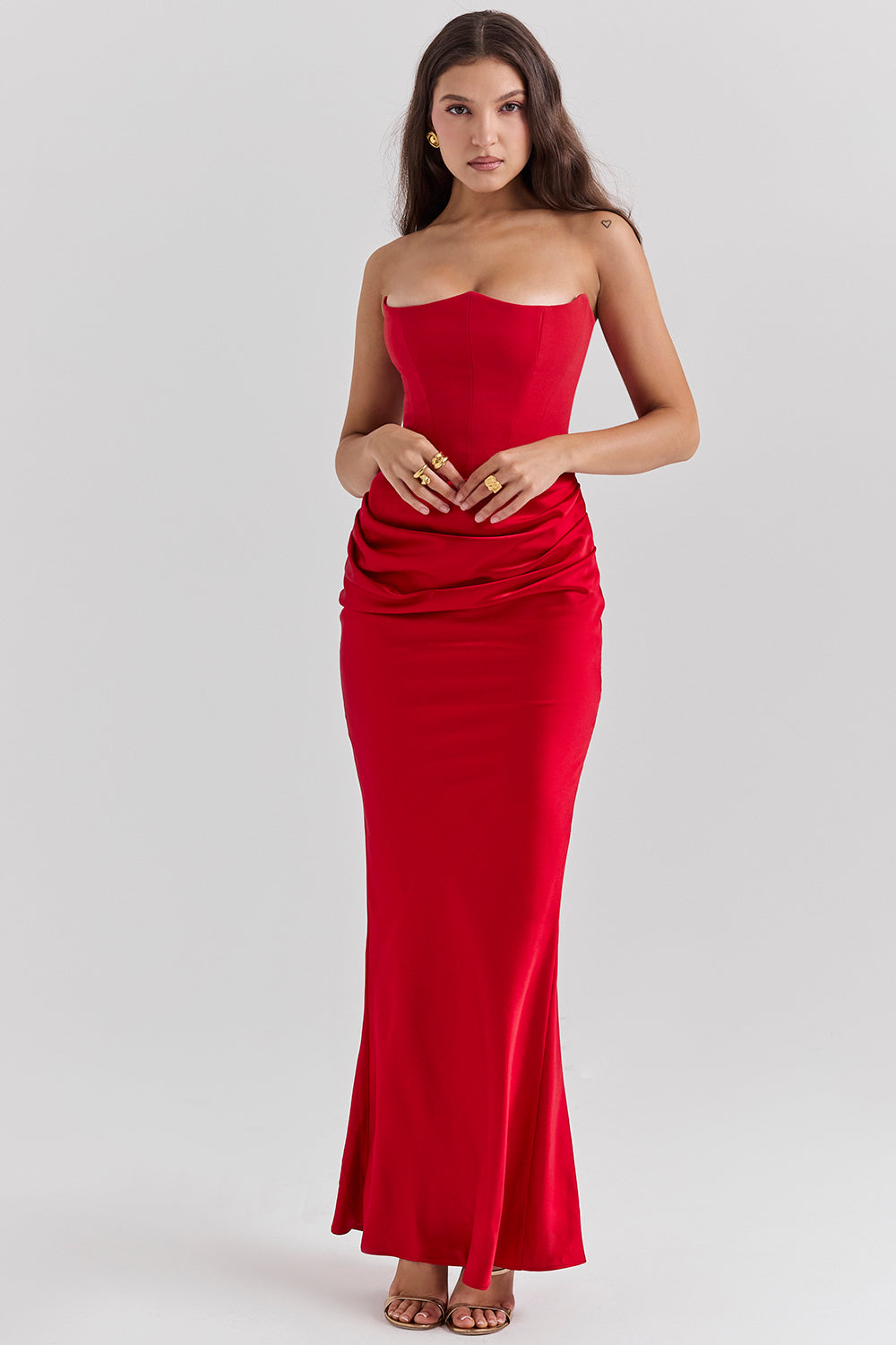 Lina - Vestido Maxi Elegante con Corsé