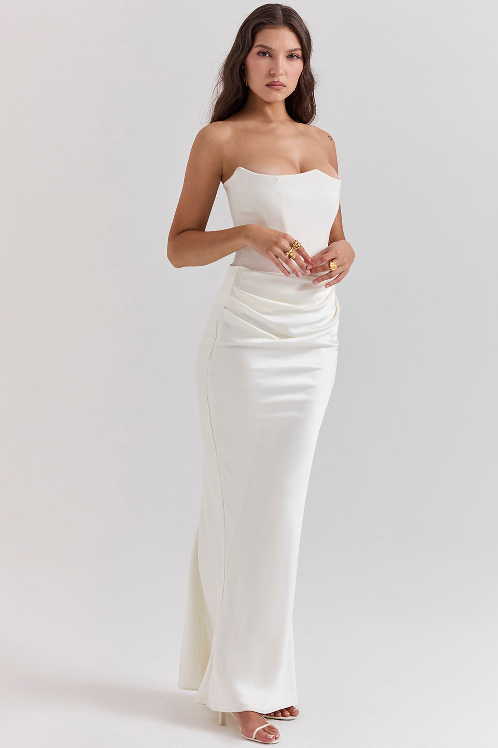 Lina - Vestido Maxi Elegante con Corsé