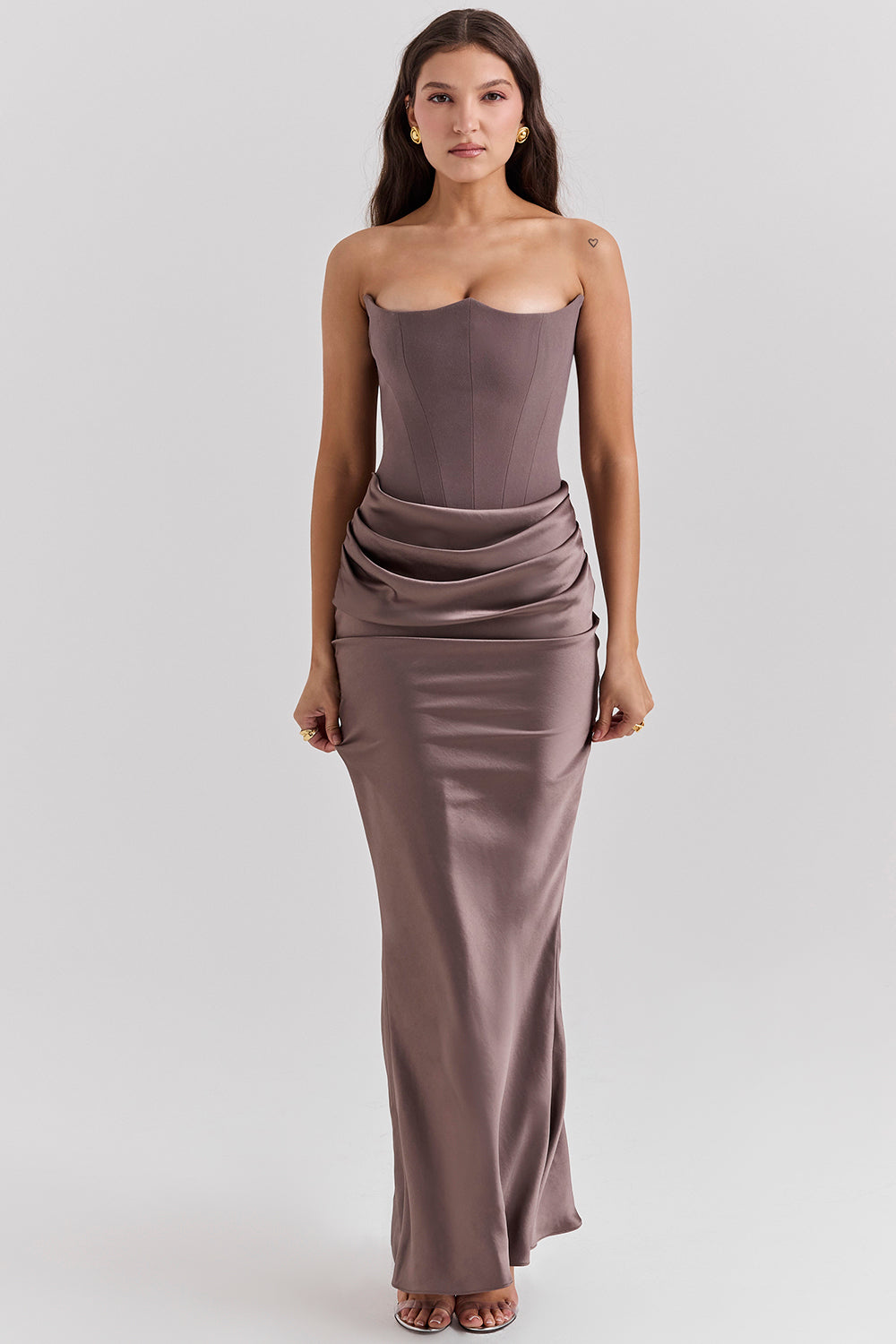 Lina - Vestido Maxi Elegante con Corsé