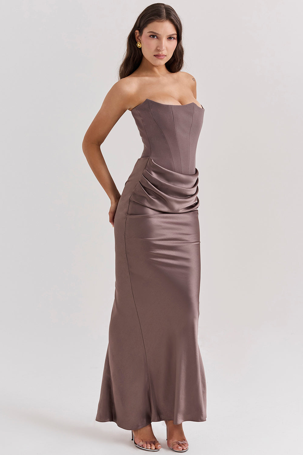 Lina - Vestido Maxi Elegante con Corsé
