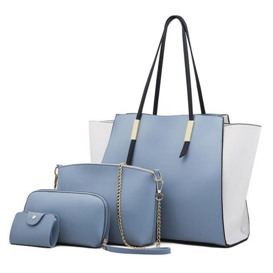 Set de 4 elegantes y lujosas bolsas de compras de material de alta calidad
